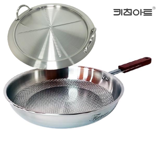 키친아트 피앙세 통5중 IH 엠보 후라이팬28CM-스텐커버, 1개, 단품 27,900원