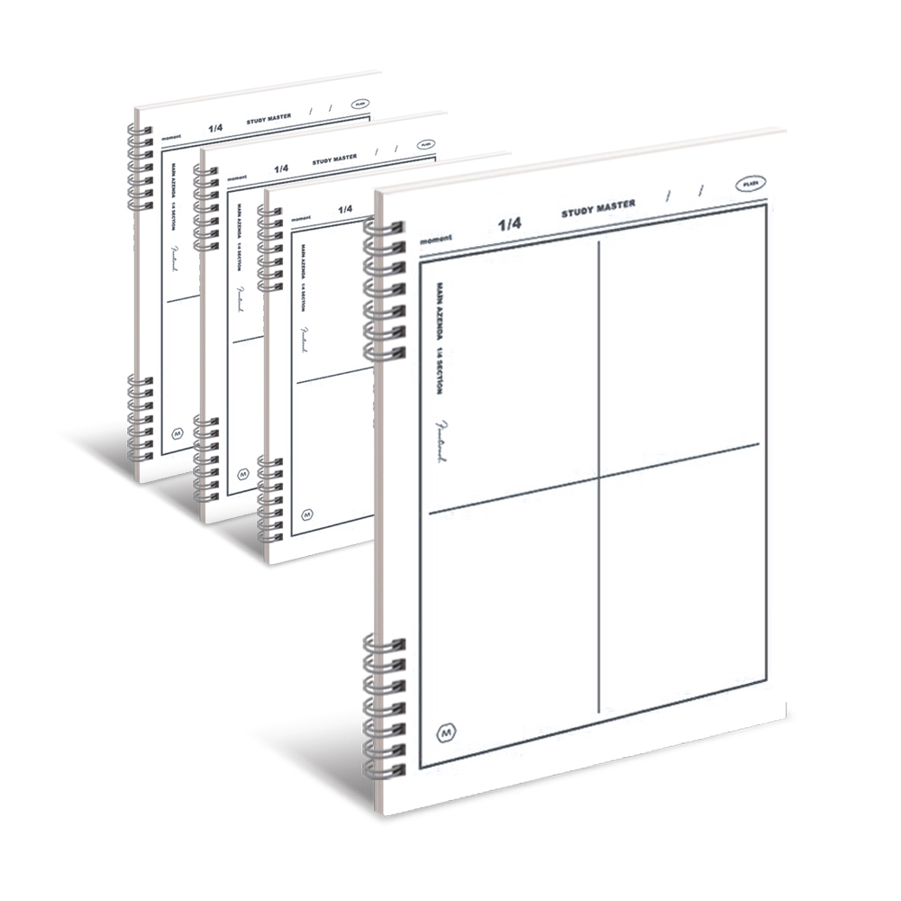 뮤니드 It spring  4분할 수학 연습장 4권 세트 8,890원
