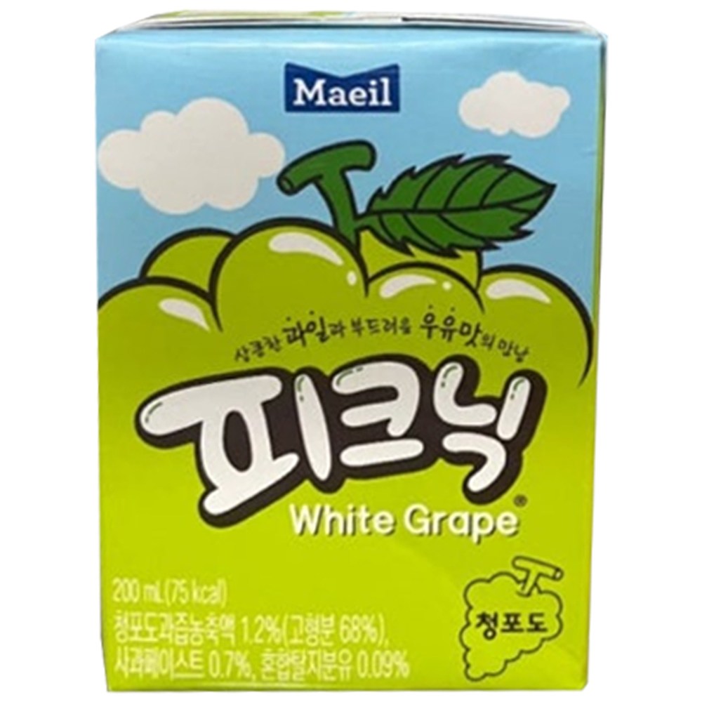 매일 청포도 200ml x 48팩 24팩x2박스 과수원 주스 사과 23,200원