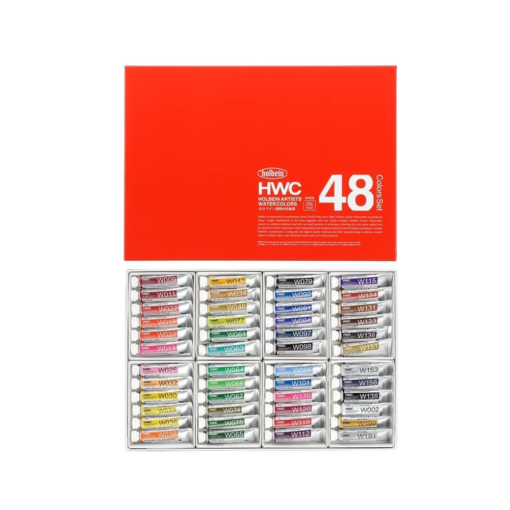 홀베인 HWC 수채물감 5ml(2호) 세트 48색 60색 118,000원