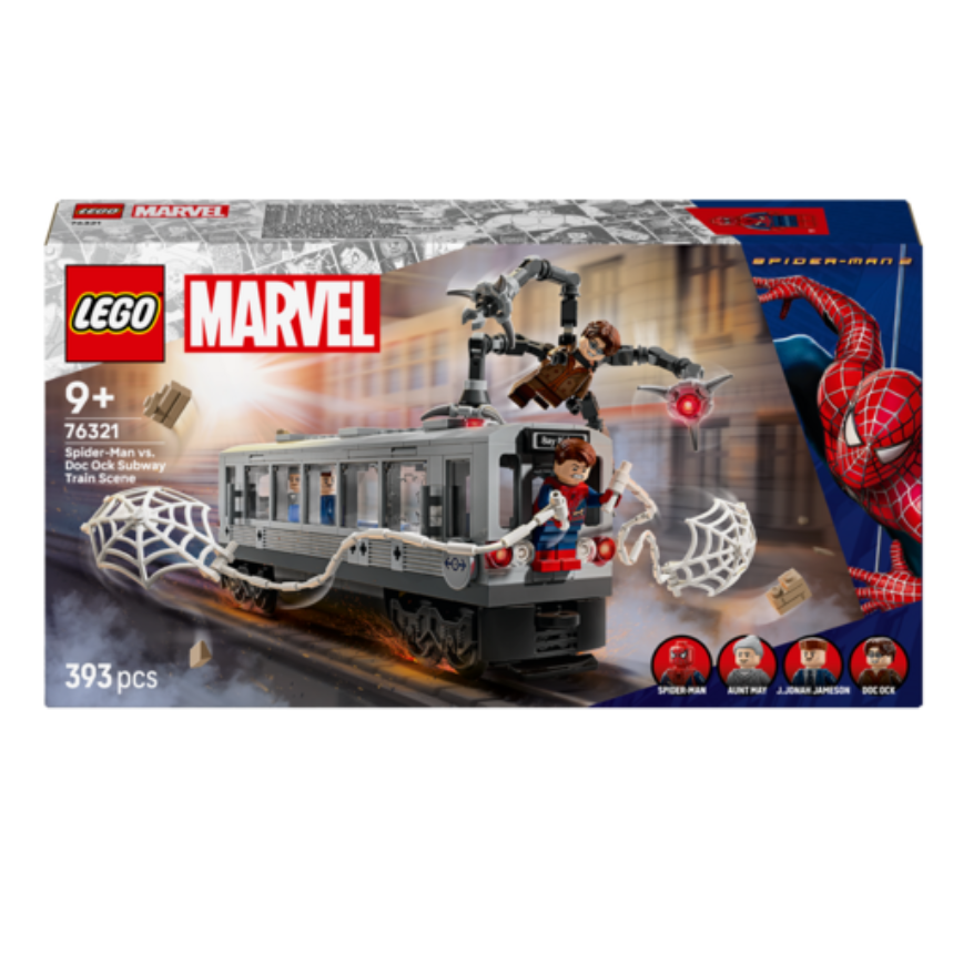 레고 슈퍼히어로 마블 76321 스파이더맨 대 닥터 옥토퍼스 지하철 장면 97,490원
