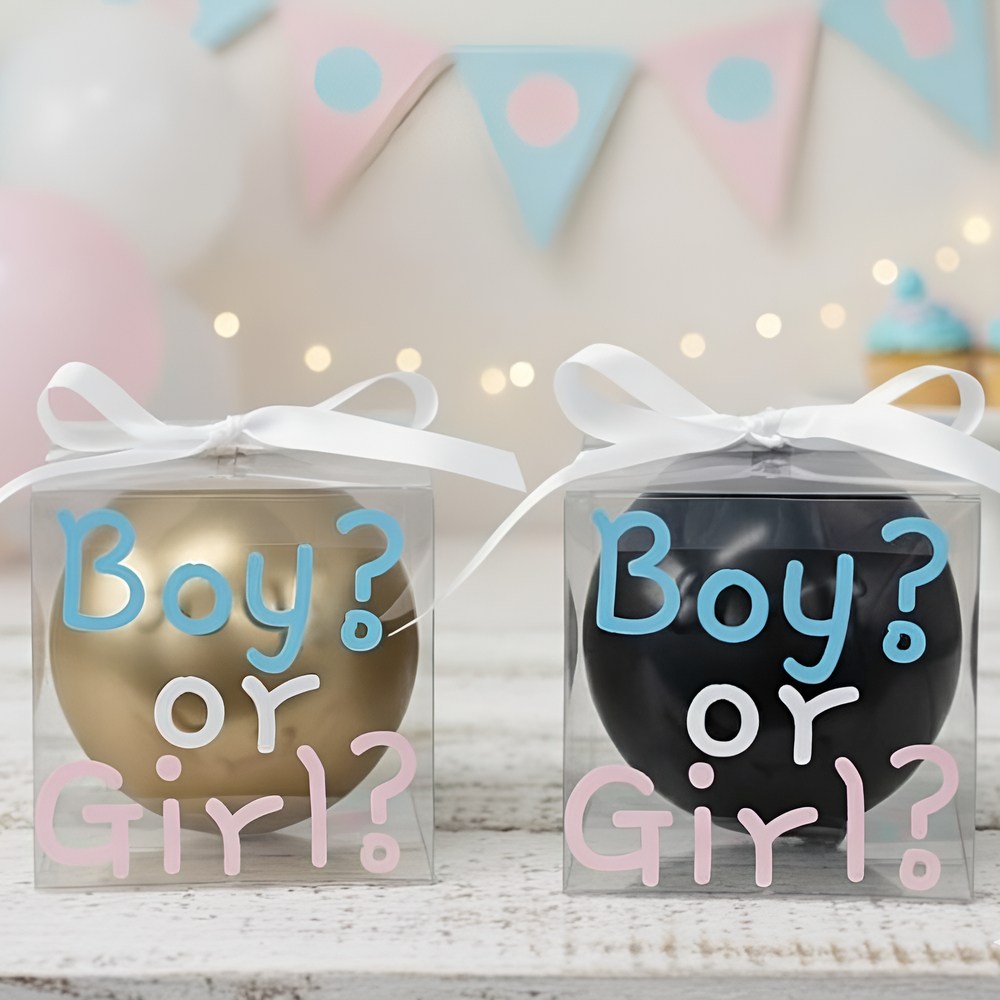 두둥뚜뚜 젠더리빌 풍선 베이비샤워 파티 성별 공개 이벤트 축하, 1개, 혼합 13,000원