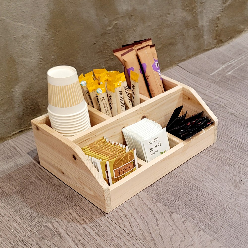 CMFactory 원목 커피정리함 티박스 화장품정리대 서랍트레이 5종 20,900원
