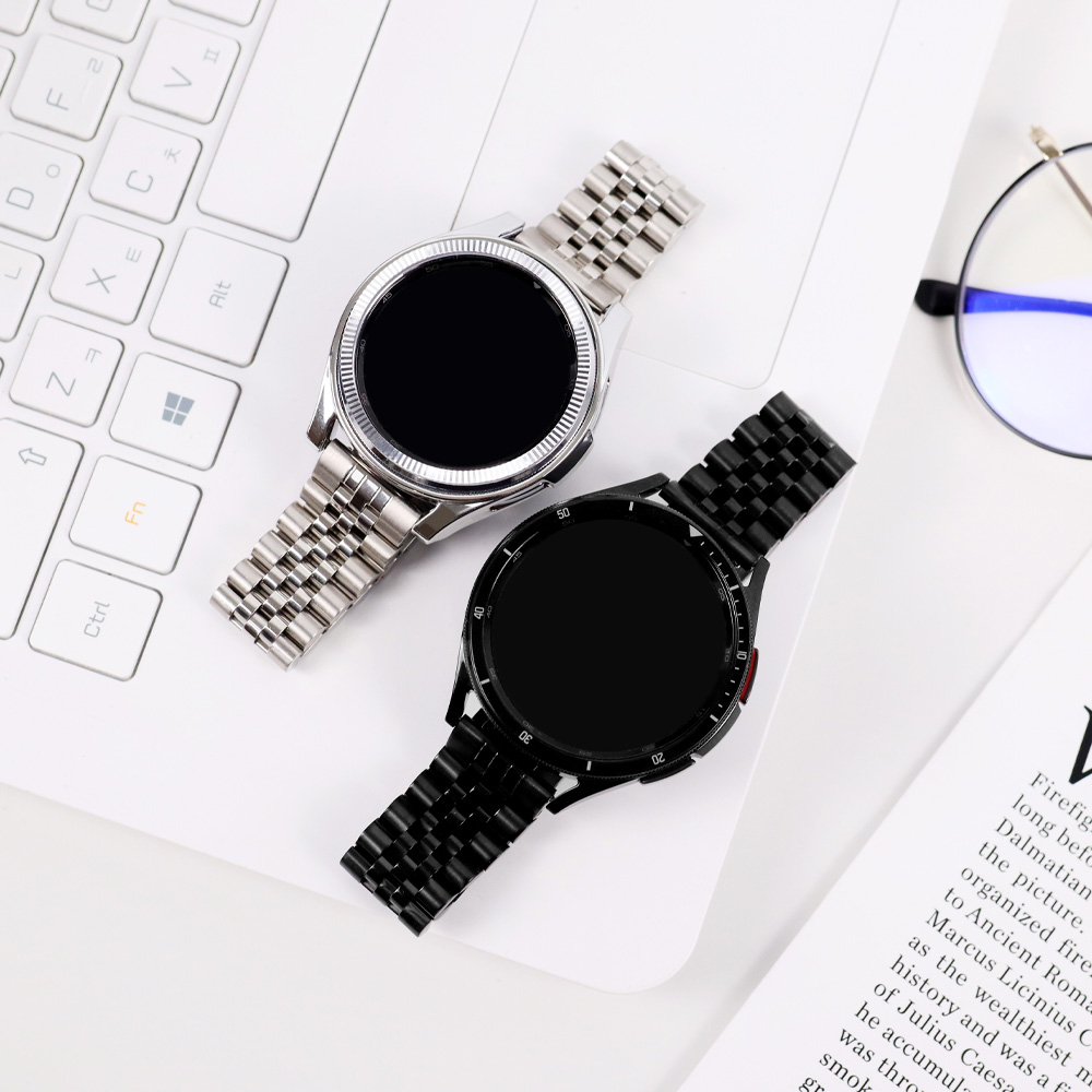 오르몽트 (세트) 갤럭시 워치6 클래식 쥬빌레 메탈스트랩 세트 (스트랩+베젤링+보호케이스) 47mm 43mm 호환 29,800원