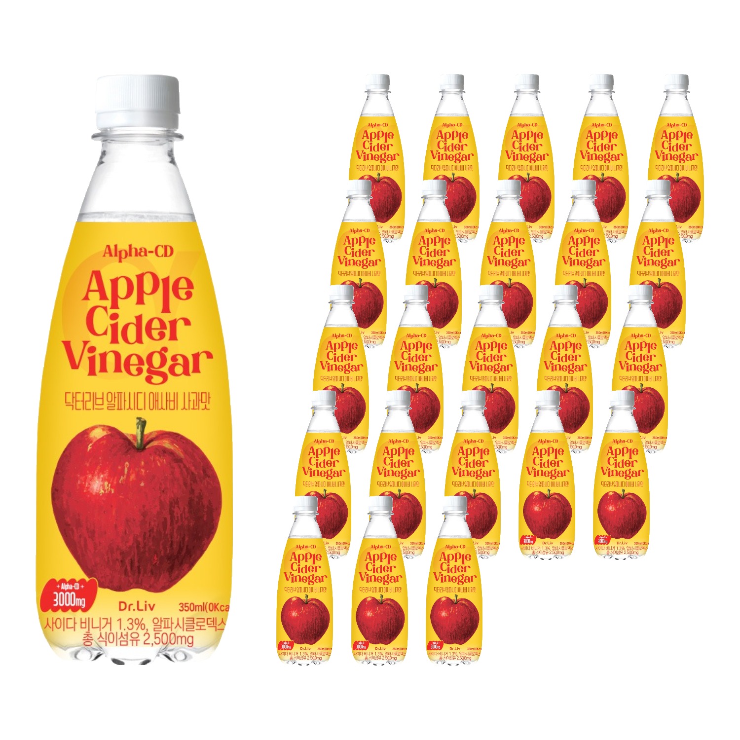 제로아워 알파시디 애사비 사과맛 탄산음료, 24개, 350ml 29,700원