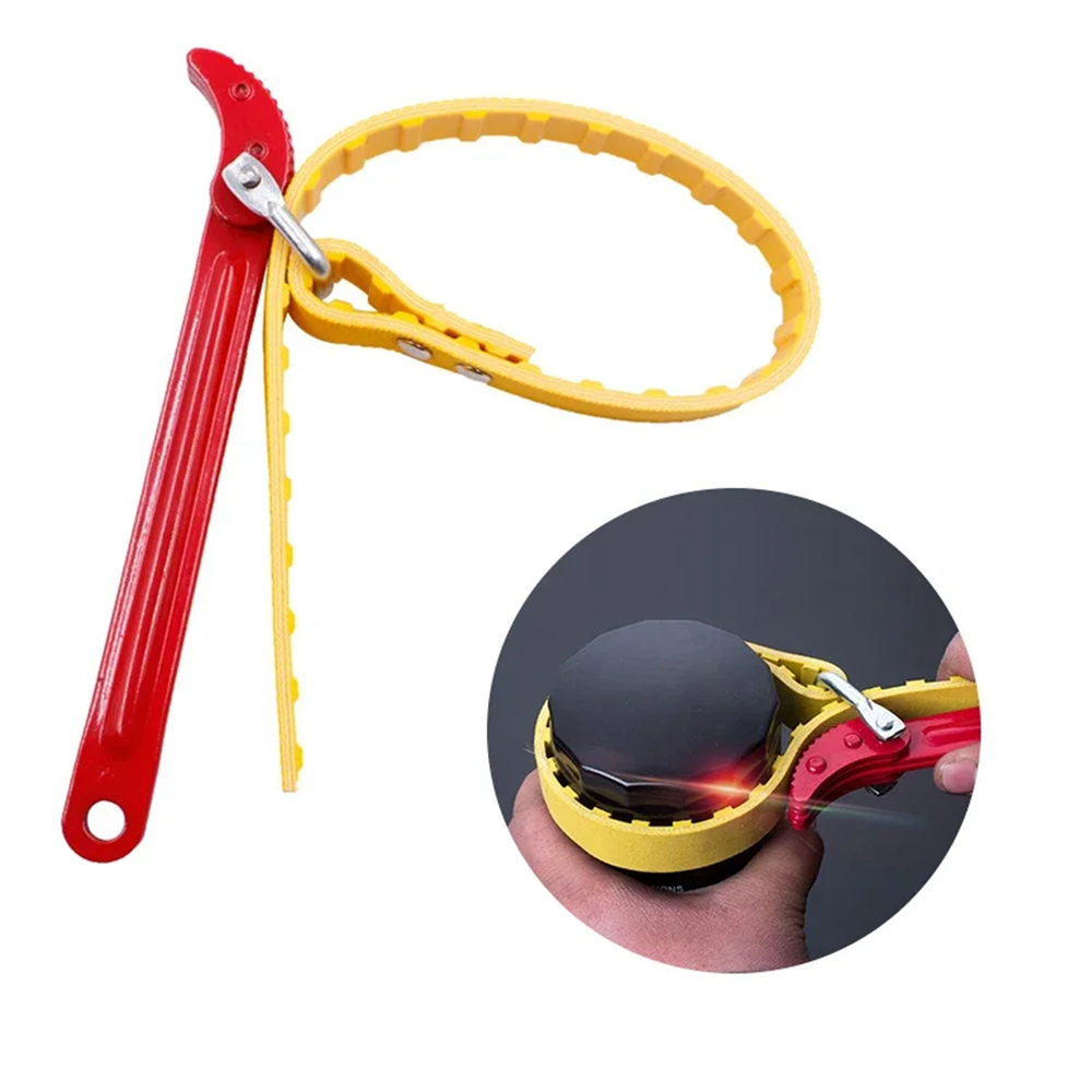 핸셀 오일필터 캡 플라이어 PVC 배관 논슬립 스트랩 벨트 렌치 8 - 12 인치, 1개 10,010원