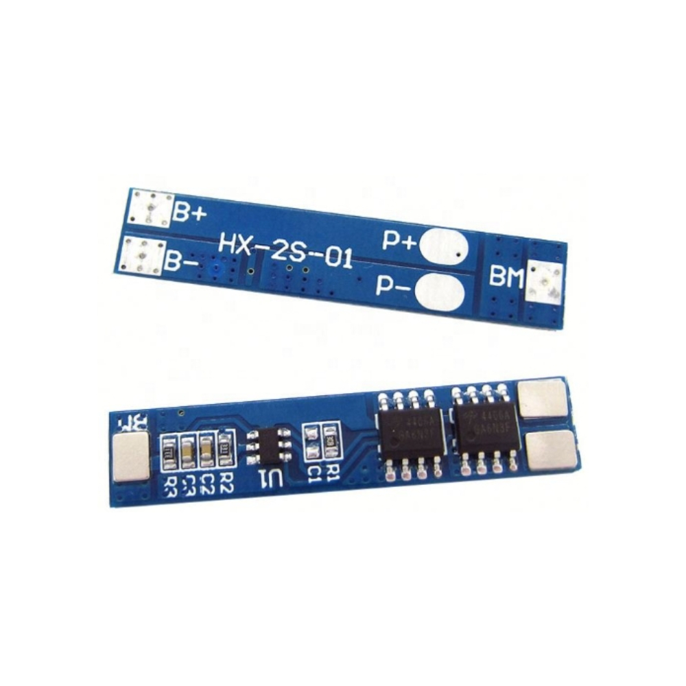 18650 리튬이온 폴리머 보호회로 2S 5A 7.4V PCM BMS 2셀 회로, 1개 1,000원