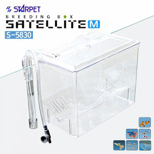 SUDO 세틀라이트 부화통 M [5830]/ 수도 수족관 어항 치어망 은신처 산란통 격리통 치어 구피 베타 열대어 22,770원