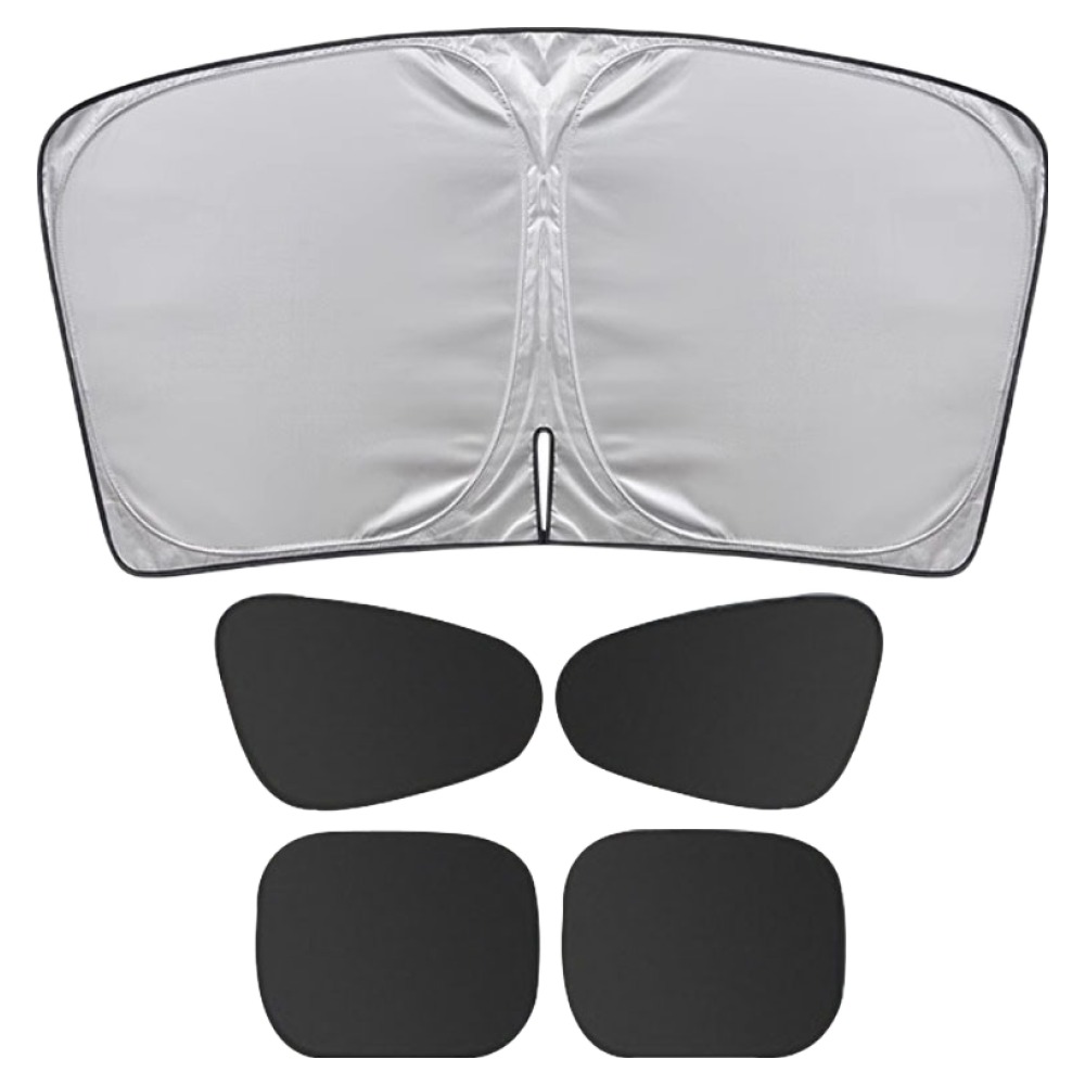 크로니클 초간편 접이식 실버 햇빛가리개 대형 145 x 80 cm + 정전기 흡착식 옆유리 커버 4p 세트, 대형(145 x 80 cm), 1세트 22,690원
