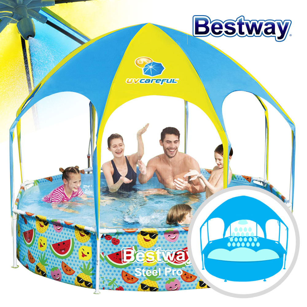 베스트웨이 BW 56432 캐노피 칵테일 어린이 분수 풀장 물놀이 아기 수영장, 단품, 1개 128,850원