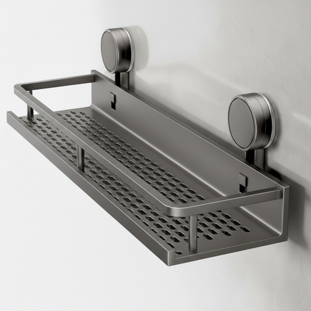 일상채움 강력 2중 흡착식 탄소강 욕실 선반 거치대 21,900원