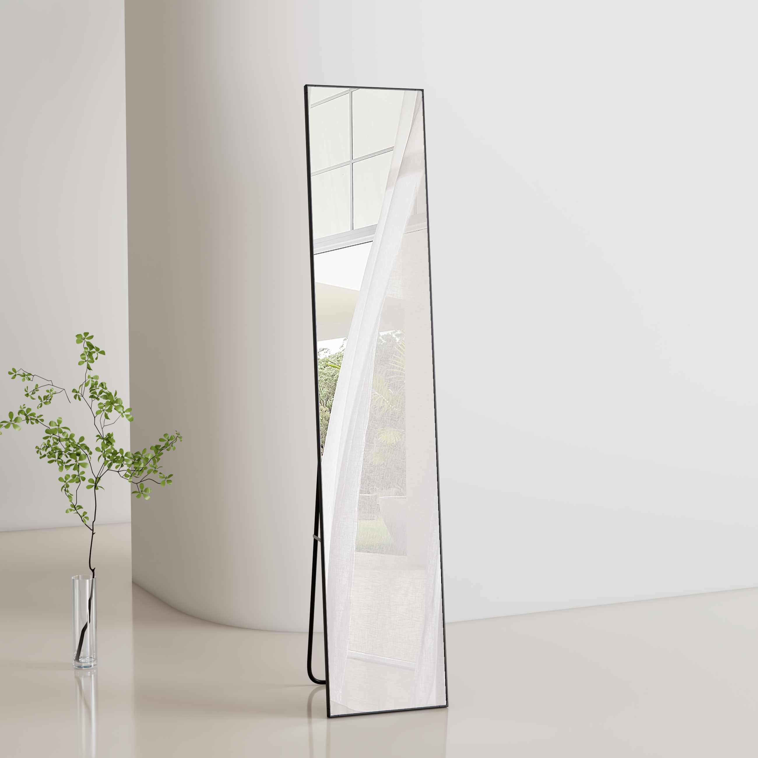 하비티 베이직 스탠드 벽걸이 사각 프레임 전신거울 300 x 1500 mm 16,890원