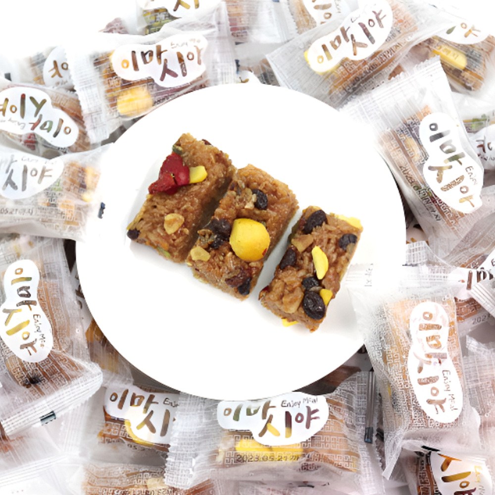 이마시야 백세건강 약밥 100% 국산 찹쌀 밤 대추 호두 호박씨 간편 간식 식사대용, 50개, 40g 39,800원