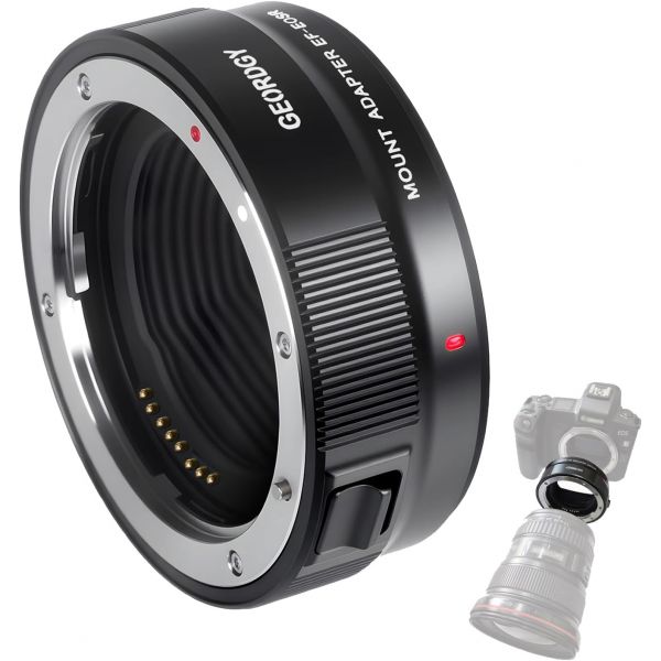 렌즈 어댑터, Canon EF/EF-S 시리즈 렌즈를 EOS-R 카메라EOS RP R3 R5 R6 R6MarkII R7 R8 R10 R50 R100 포함에 연결하는 AF 빠른 120,600원