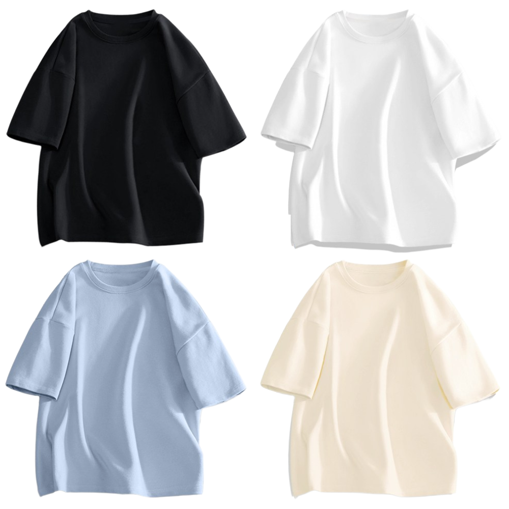 순면반팔티셔츠 남자 여름 편한라운넥 캐추얼운동속건기능성 여름패션 4p 43,000원