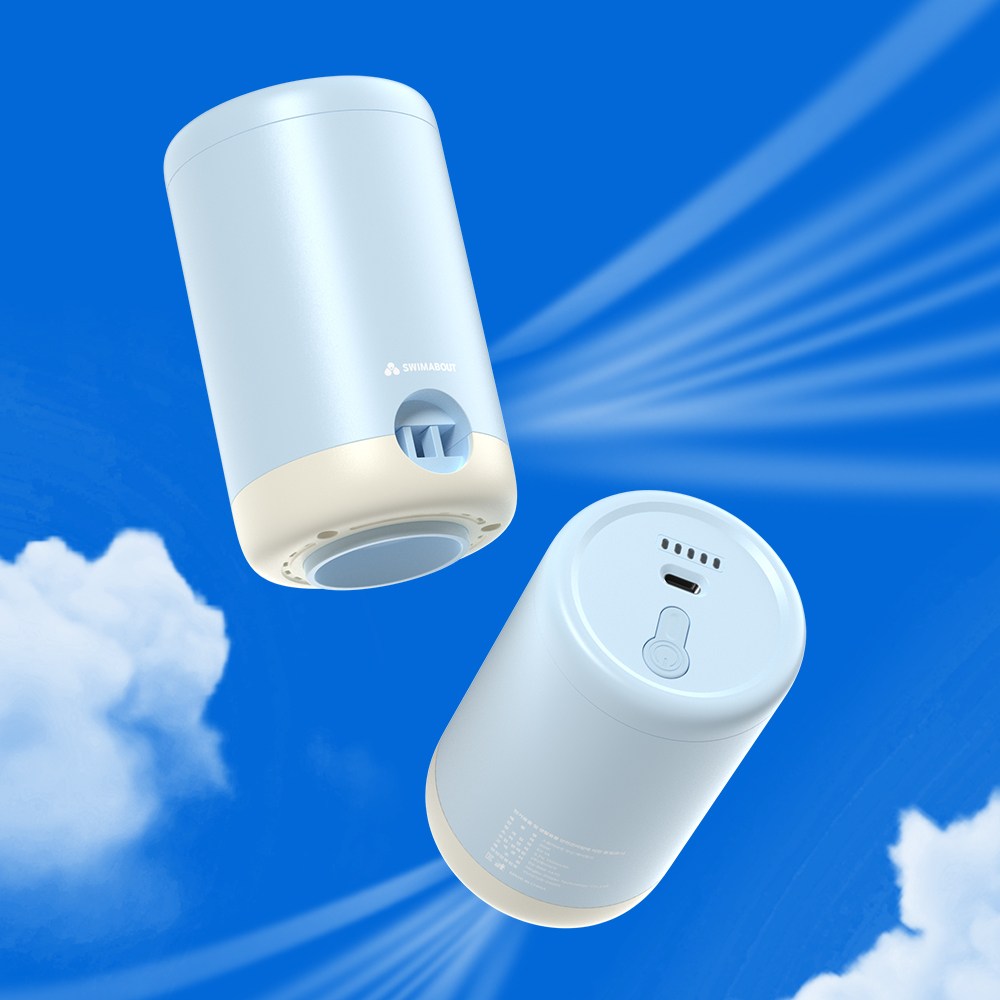 스윔어바웃 휴대용 무선 에어펌프 튜브 캠핑 매트 공기주입기 16,900원