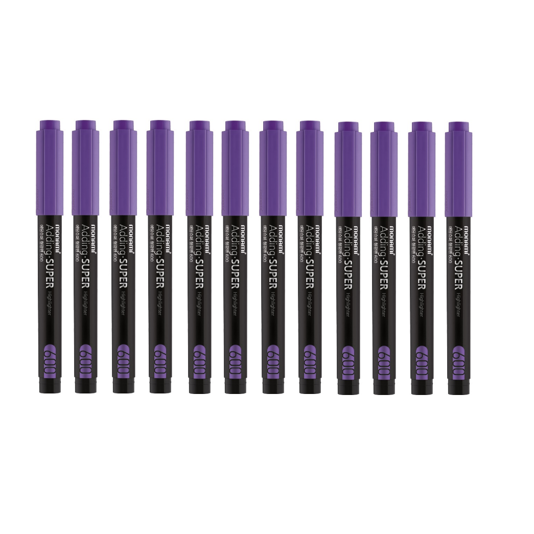 모나미 에딩슈퍼 형광펜 600 1다스(12CT) 6,650원