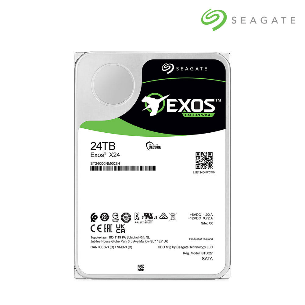 [Seagate대리점] 씨게이트 엑소스 X24 24TB ST24000NM007H 3.5 SAS HDD 정품 하드디스크 1,319,000원