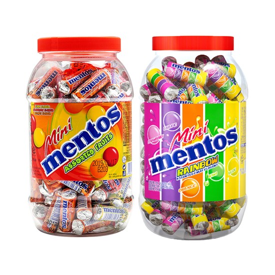 미니 멘토스 뉴레인보우 100입 + 푸르티 100입 22,200원