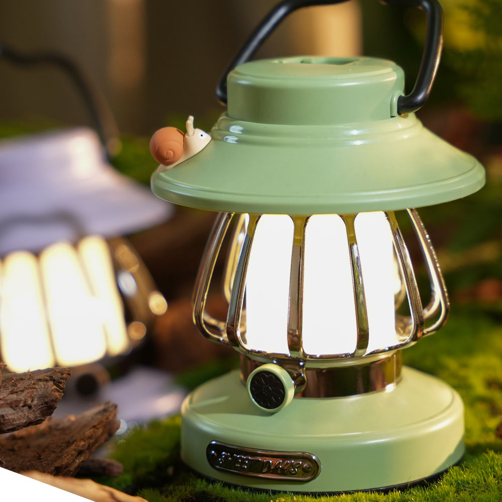애니버디즈 감성 충전식 캠핑램프 랜턴, 1개, 그린 14,900원