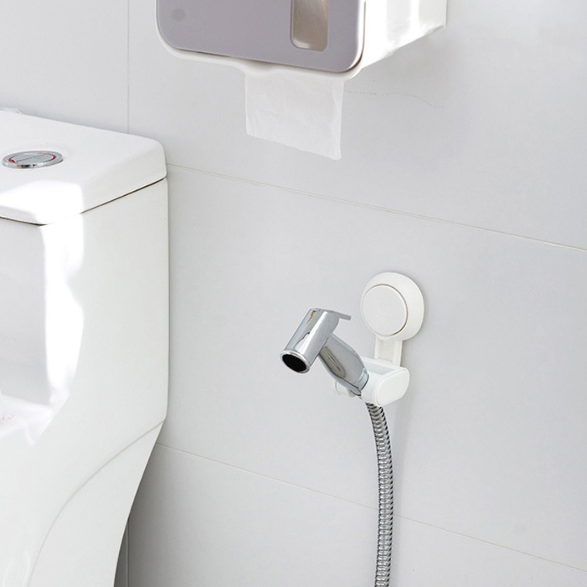 레디박스 모던심플 강력흡착 360도 각도조절 샤워기 거치대, 1개 6,900원