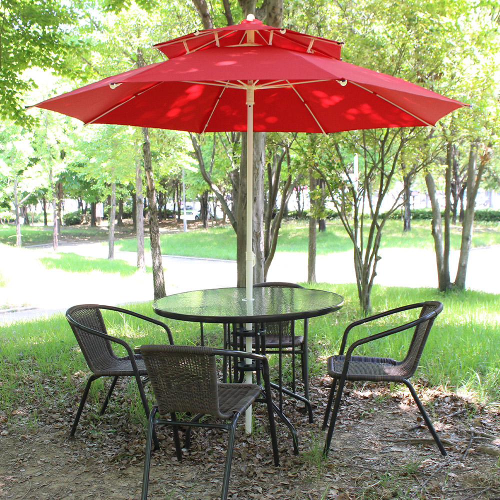 조아캠프 2층 고정식 파라솔 31,320원