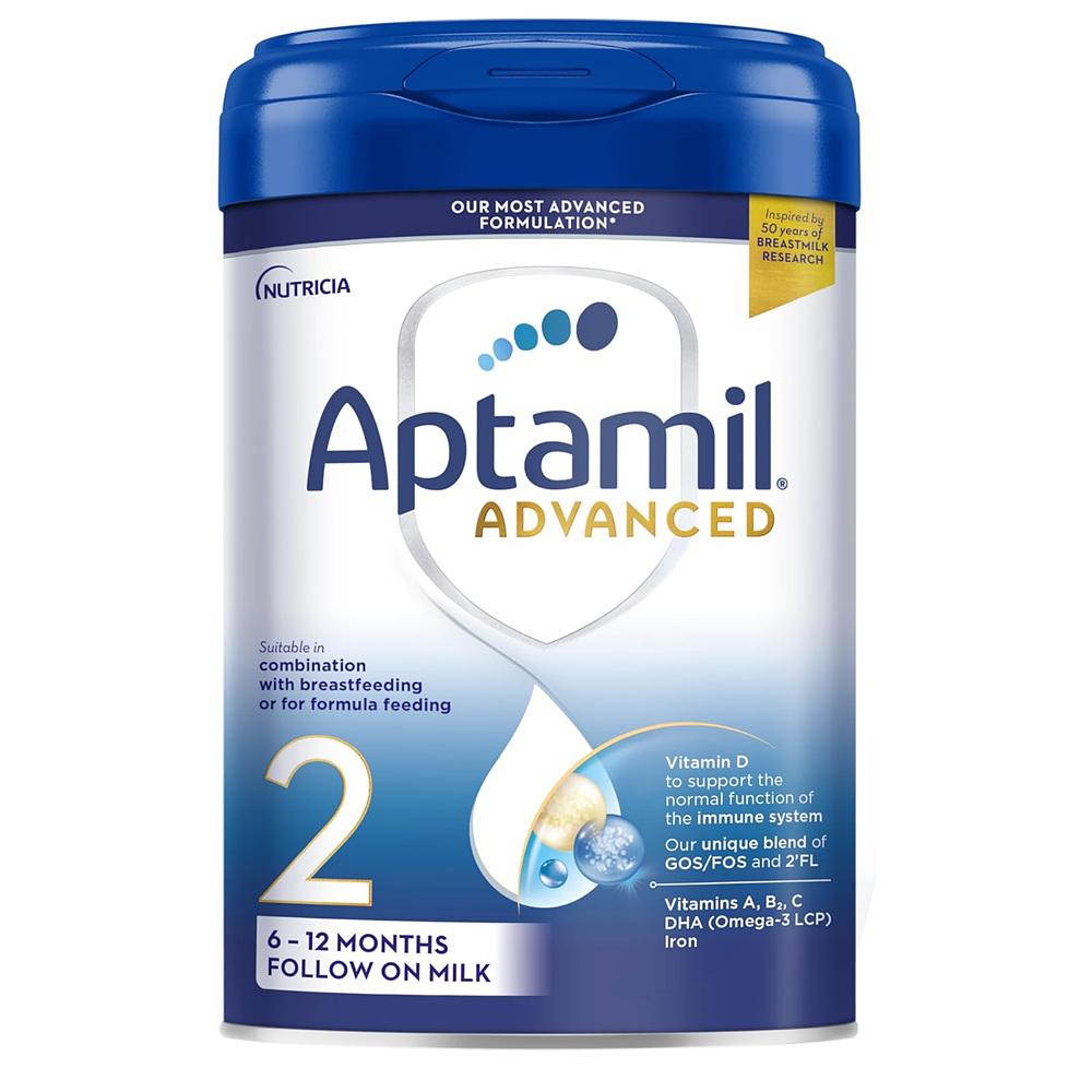 압타밀 어드밴스드 팔로우 온 2단계 분유 6-12개월 이상 800g  Aptamil Advanced 2 Follow On Baby Milk 96,200원