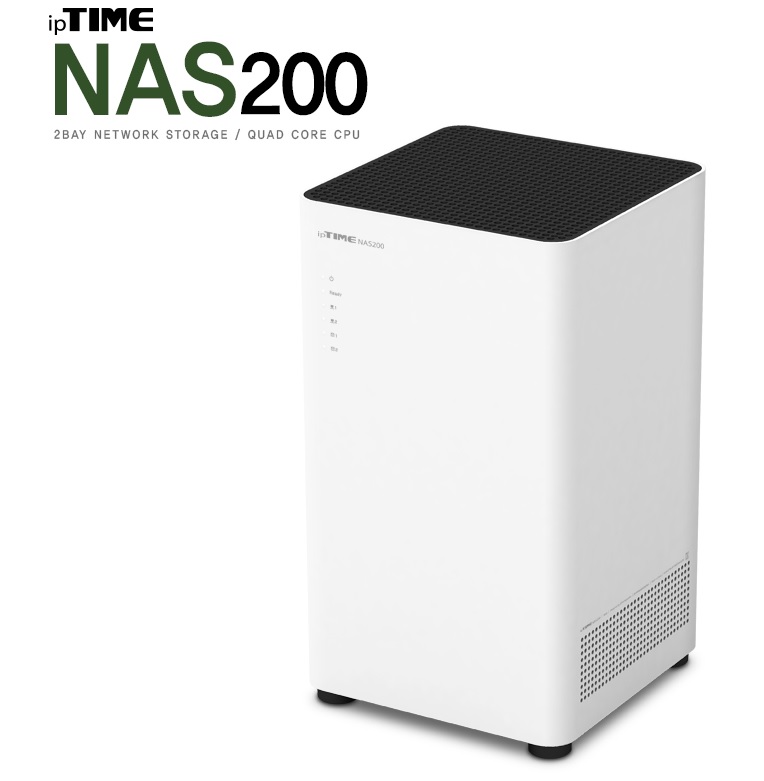 ipTIME NA200 나스 2bay 인텔 쿼드 코어 2Ghz 430,000원