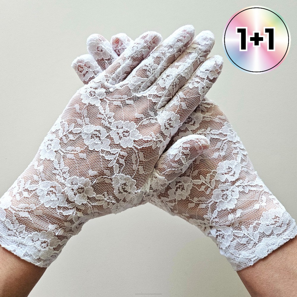 시크힐즈 여성용 뉴레이스 레트로 웨딩용 신부 장갑 1+1 12638 9,990원