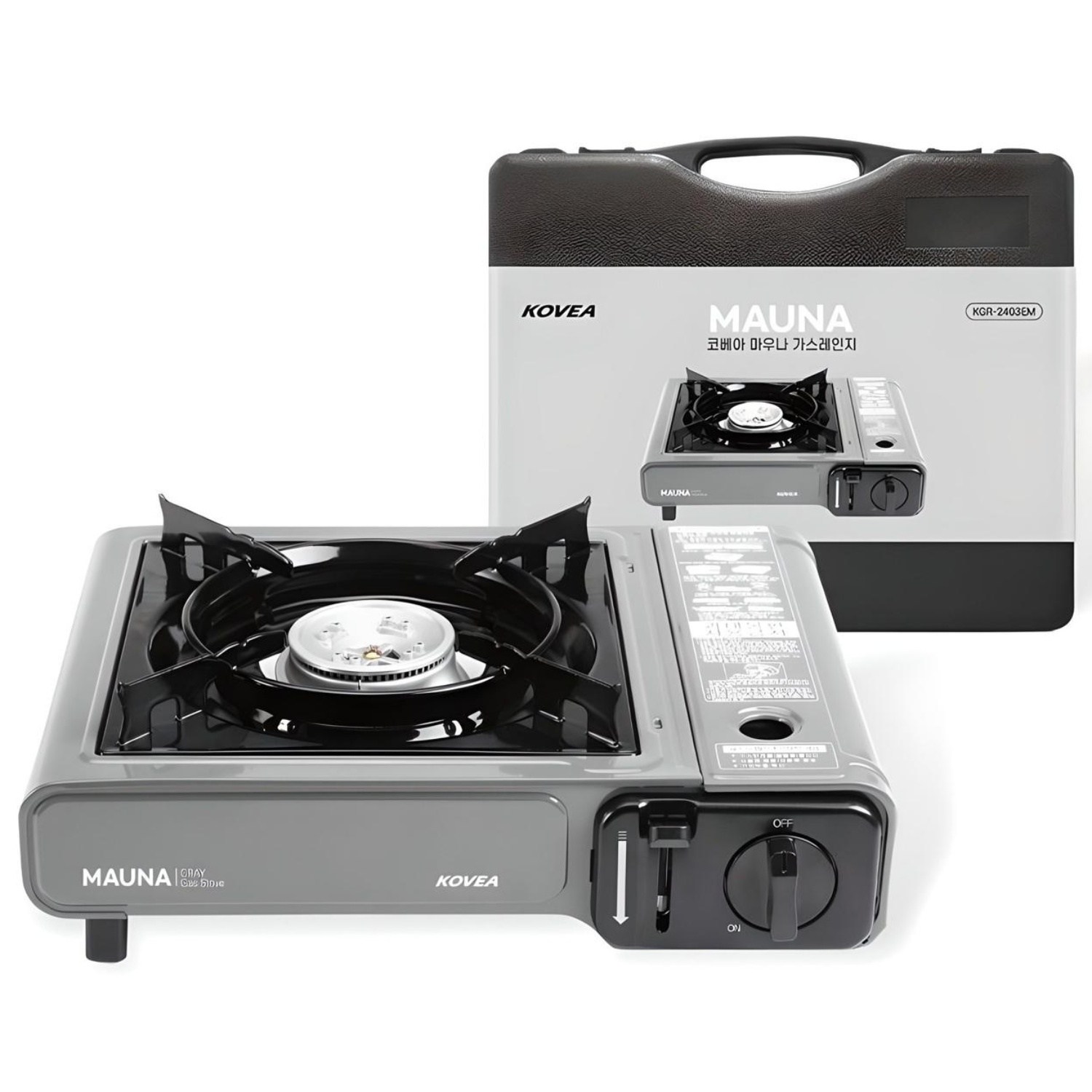 코베아 마우나 휴대용 가스버너 케이스 포함, 1개, 그레이 26,900원