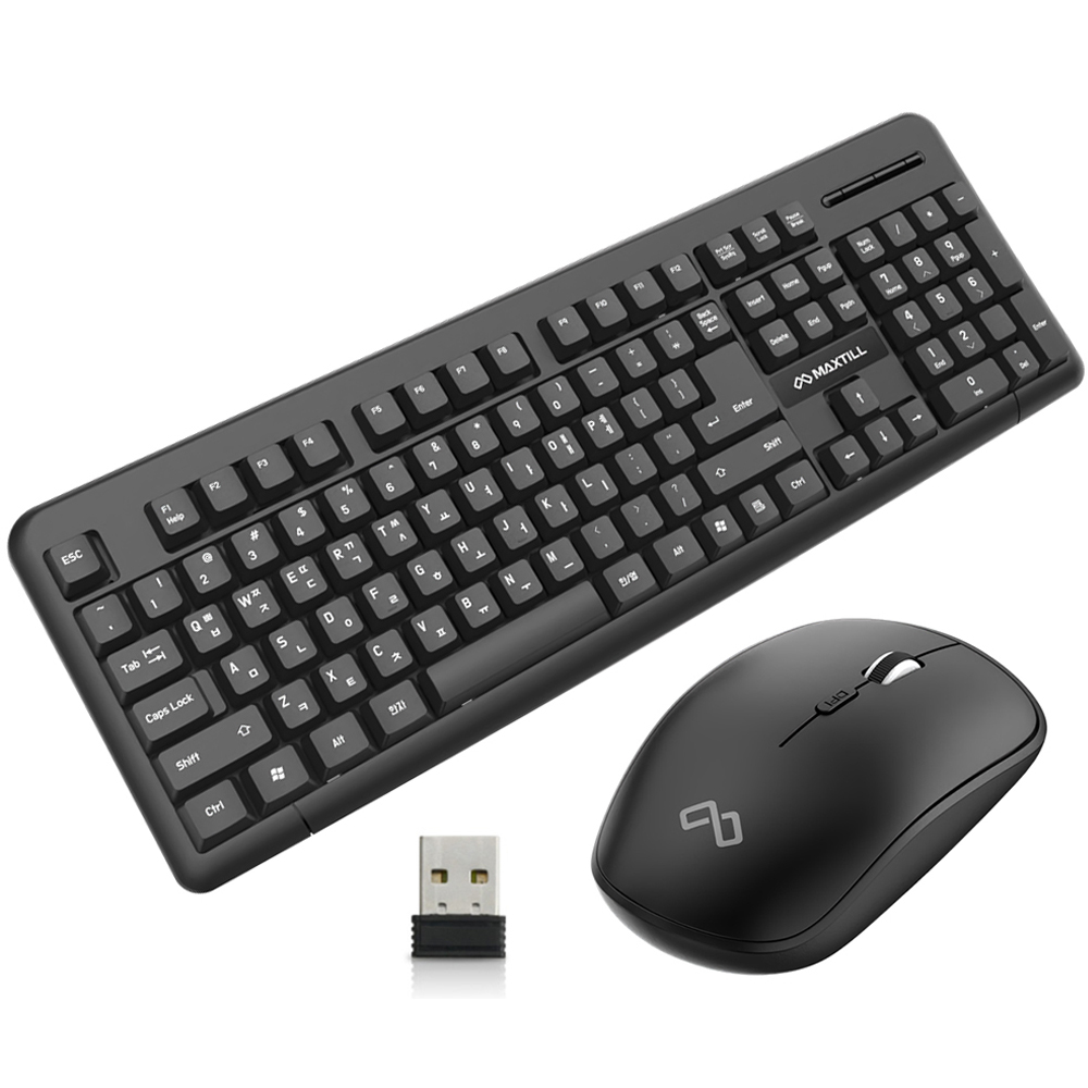 맥스틸 무선 키보드 + 마우스 세트, GM-MK400, 단일색상, 일반형 15,250원