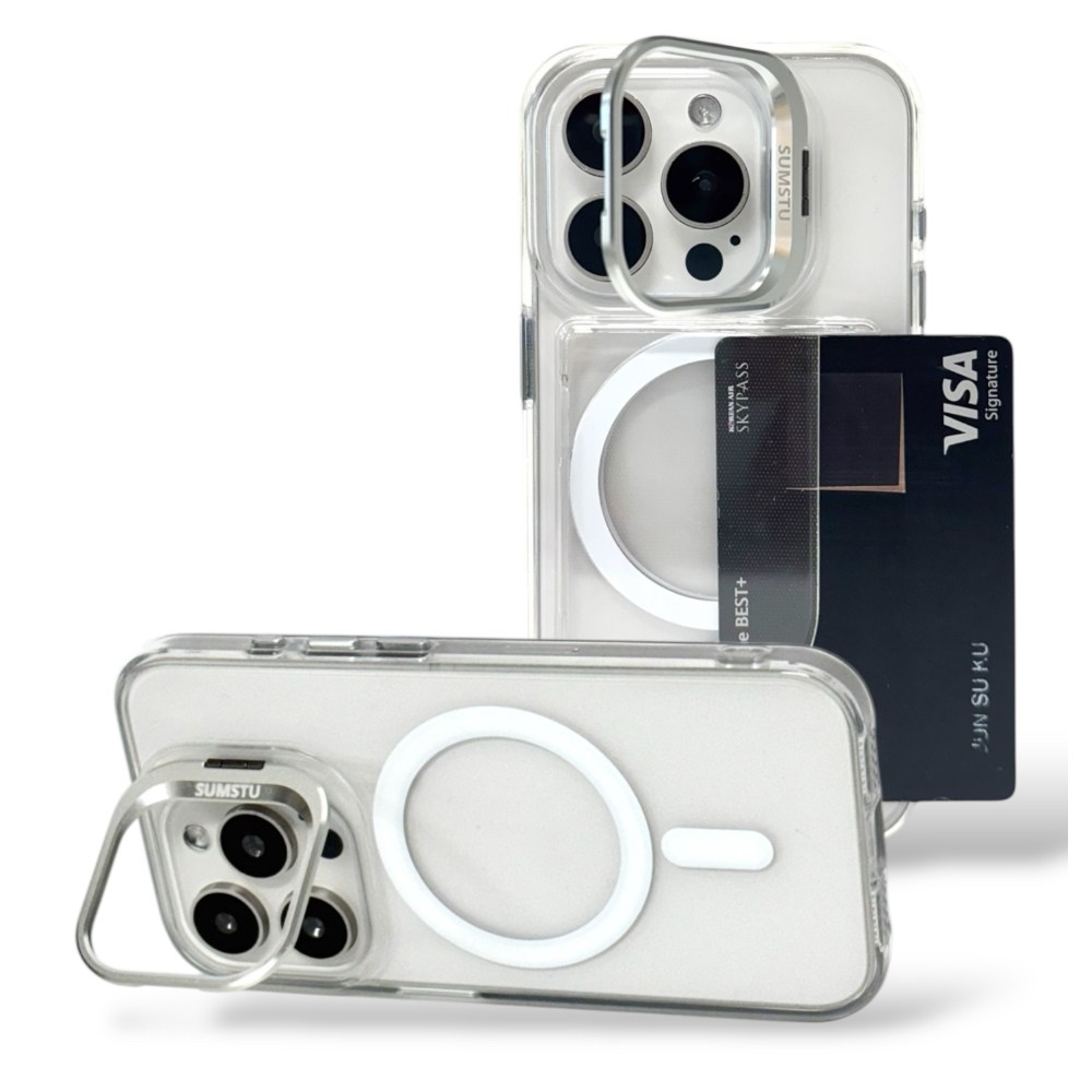 SUMSTU 스탠드형 맥세이프 카드 수납 아이폰 케이스 16,900원