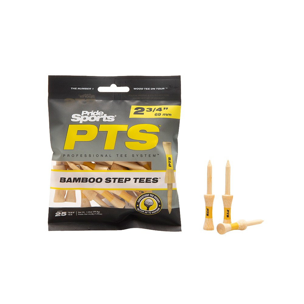 프라이드스포츠 PTS 밤부 스텝티 높이조절 골프티꽂이 대나무티 우드티 롱티 숏티 50개입 8,000원