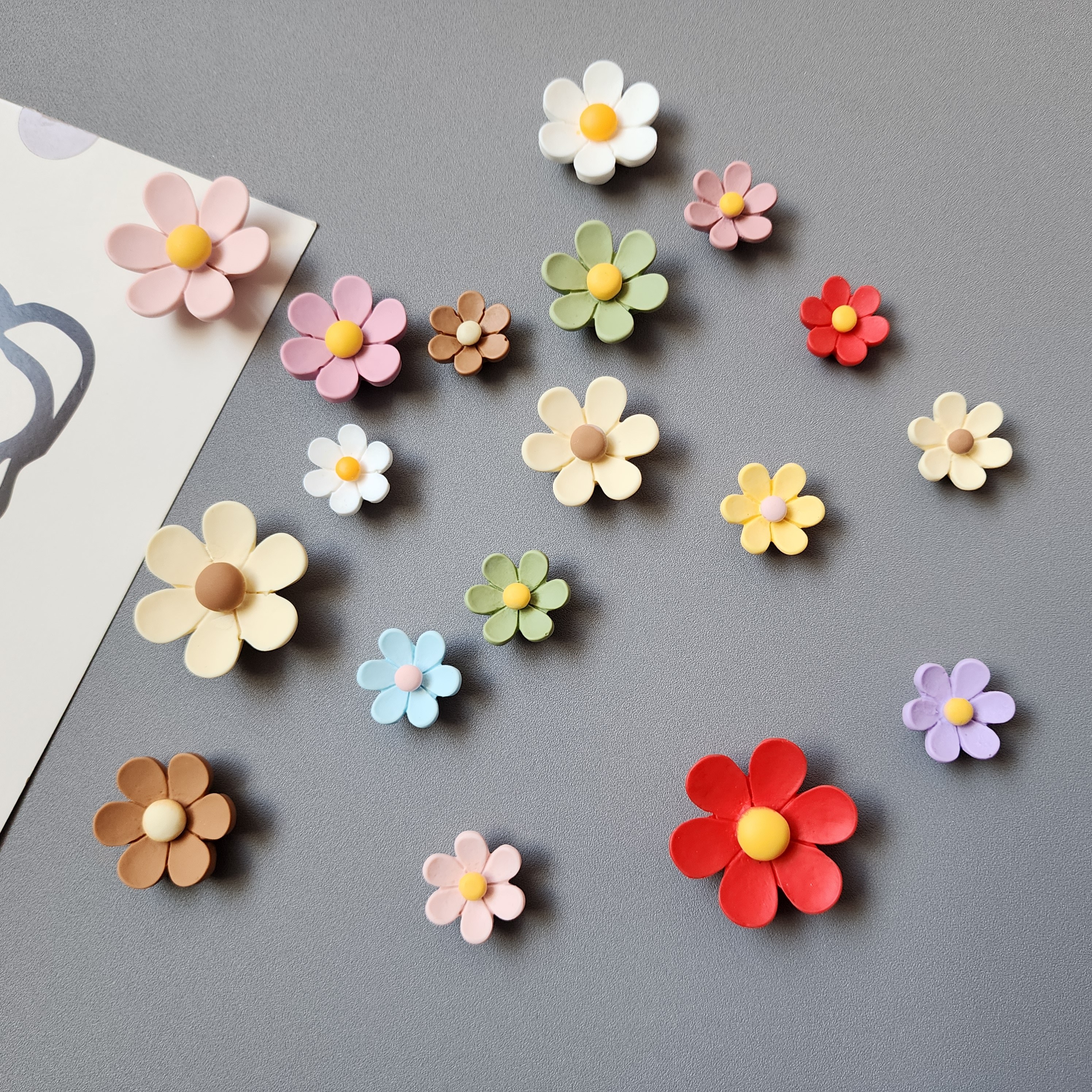 웃는달 플라워 냉장고 자석 18개1세트 꽃 마그네틱 14,900원