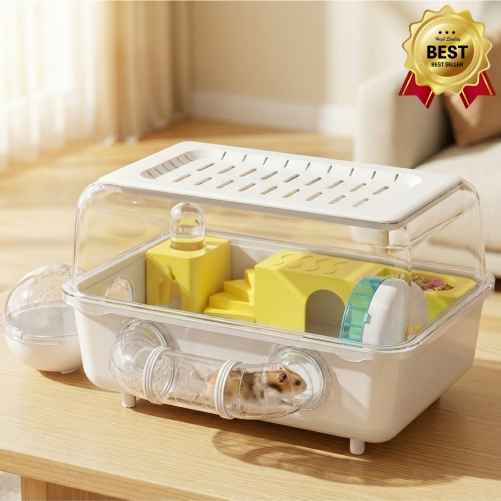 다이떼 햄스터 케이지 리빙 하우스 2층 은신처, 1개, 투명 26,600원