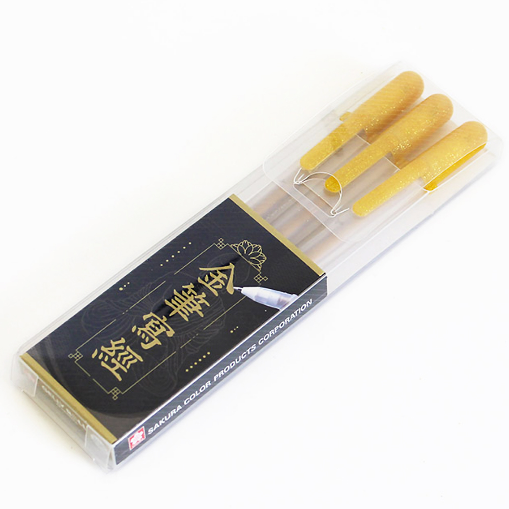 금필펜 (3개입) X 6묶음 - 금필 사경 황금 골드 사경펜 20,500원