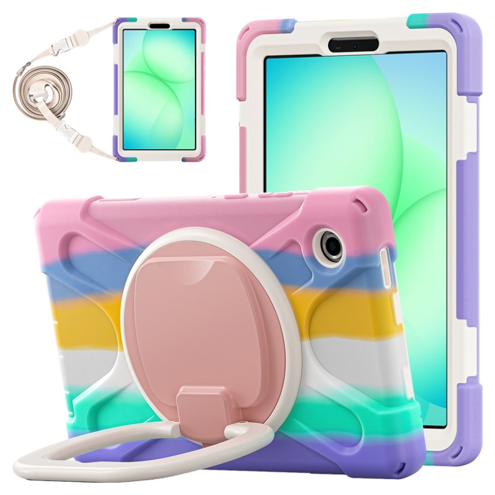 태블리스 가로 세로 거치 스퀘어 링 범퍼 케이스 AL-5, 파스텔핑크, 1개 28,390원