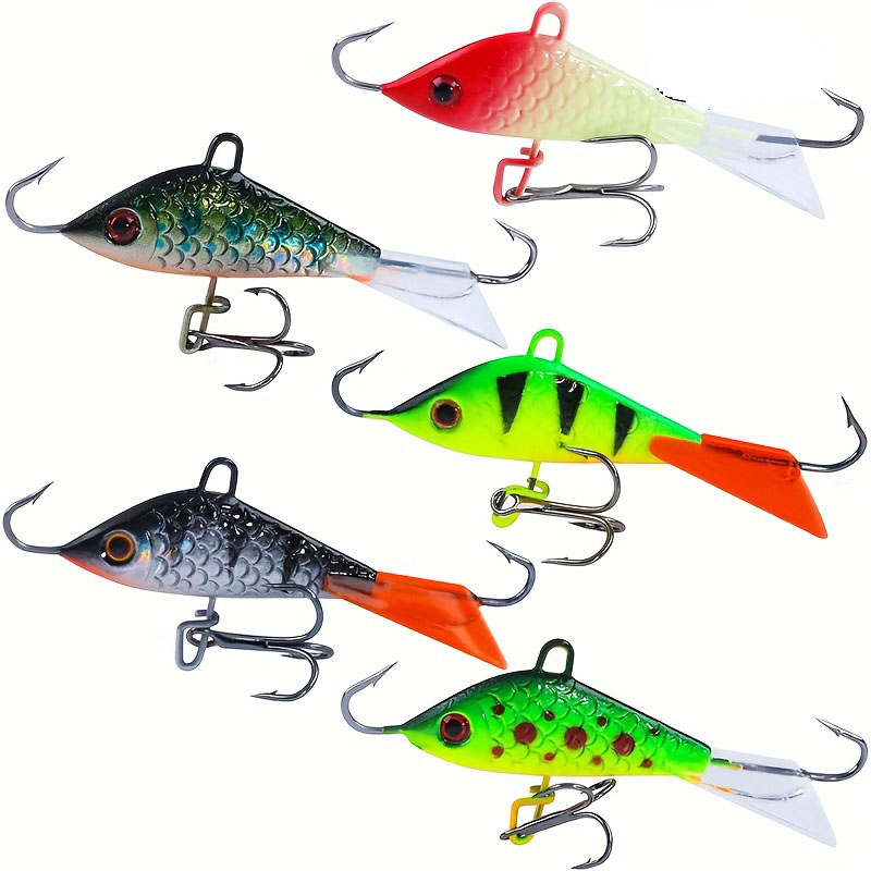 Hqzoomee메탈지그 세트 얼음낚시 미끼 삼치 우럭, 5개, 7.5g, 믹스 컬러의 27,700원