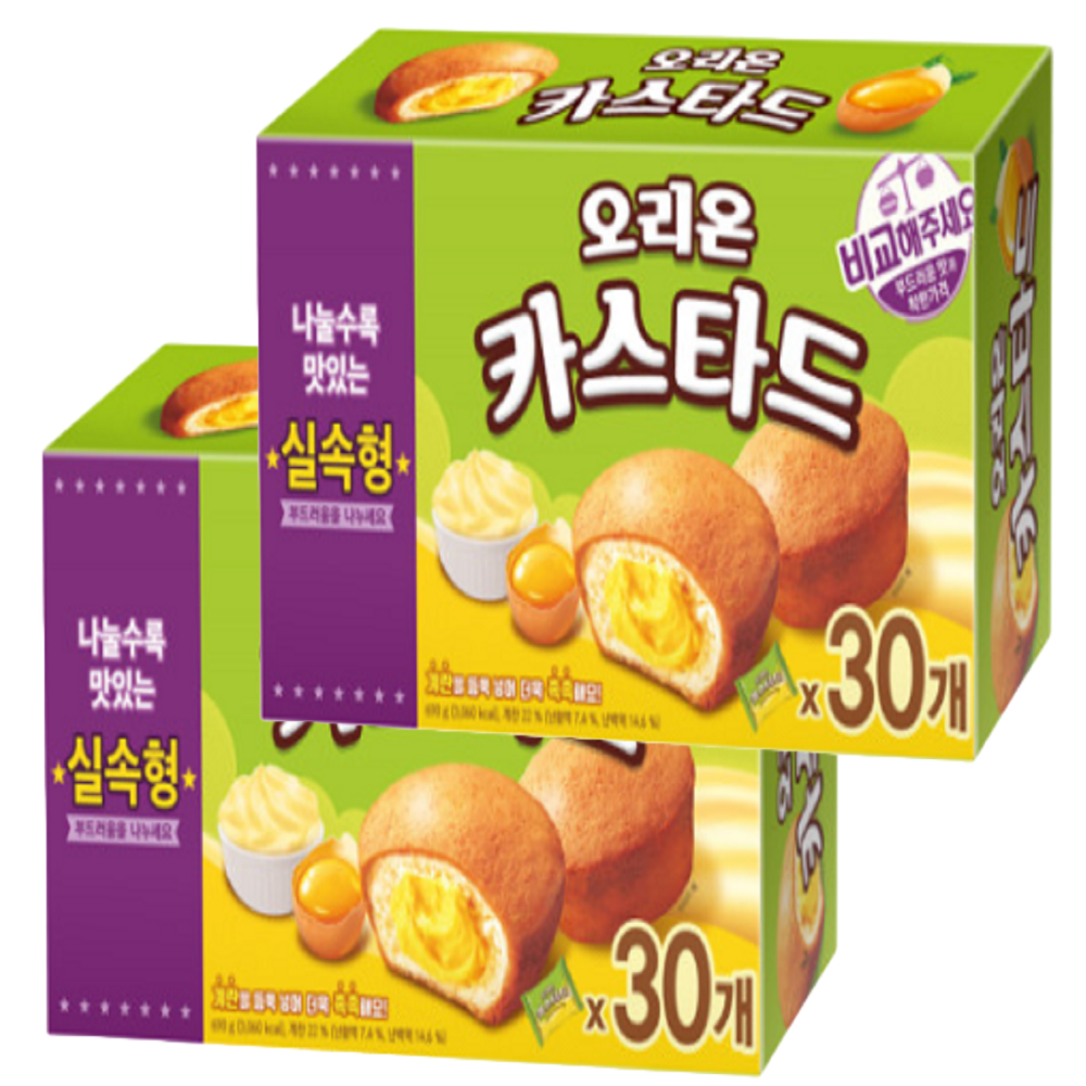 오리온 카스타드 690g (30개입) x 2개 19,150원