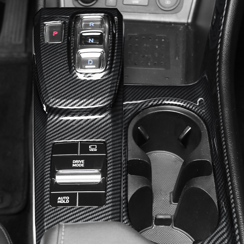 유투카 튜닝 용품 호환 쏘나타 DN8 기어패널 컵홀더 커버 카본 물딩 23,000원