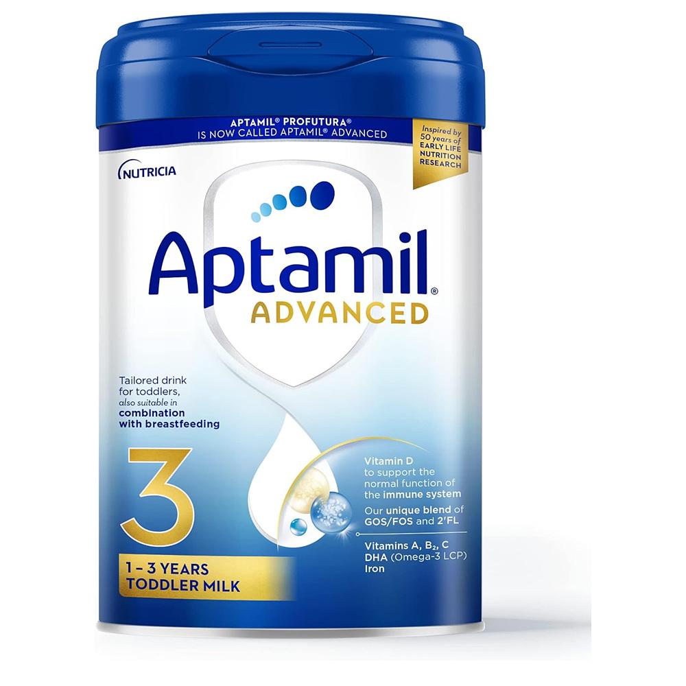 압타밀 어드밴스드 3단계 분유 1세이상 800g Aptamil Advanced 3 Toddler Baby Milk Powder Formula, from 96,300원