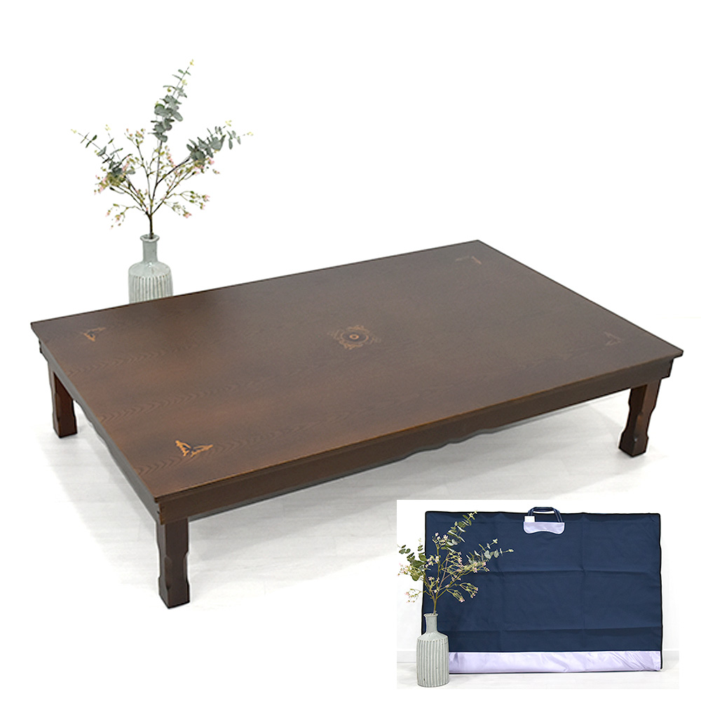 남원춘향공방 남원 교자상 사각 밥상 제사상 집들이상 접이식 엔틱 캡다리 나비 5자, 엔틱 나비(캡) 1500x900 +천커버 265,000원