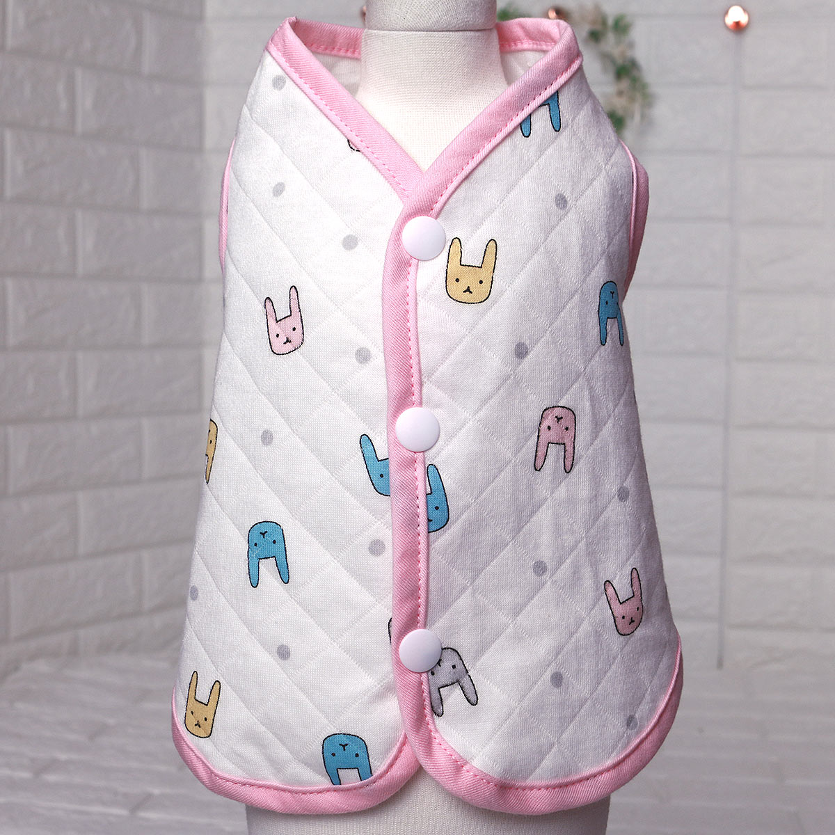 해피앤퍼피 강아지옷 오가닉조끼 강아지조끼 13,800원