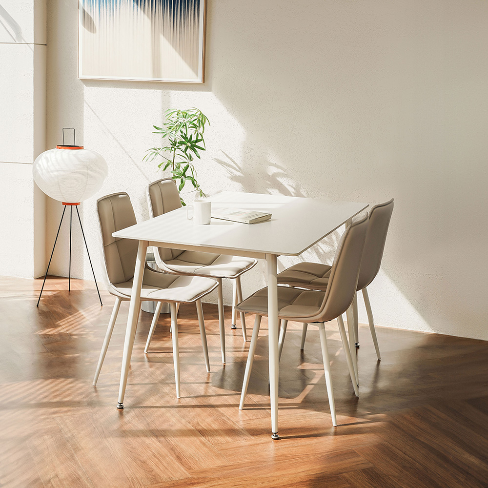 이노센트 어라운드 포세린 세라믹 식탁테이블 + 의자 세트 4인용 방문설치 276,000원