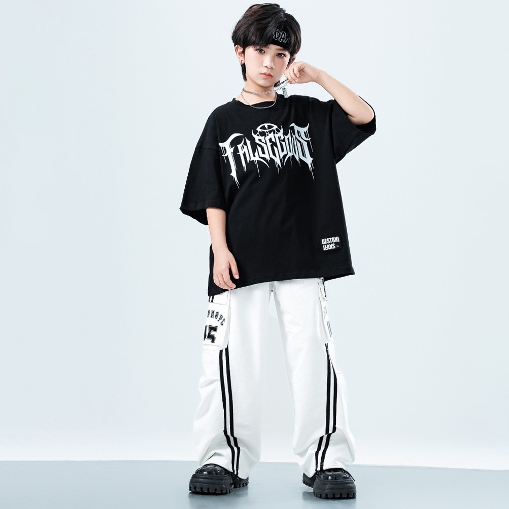 메이징키즈 주니어 남아 여아 공용 힙합 방송 댄스 상하복 세트 33,100원