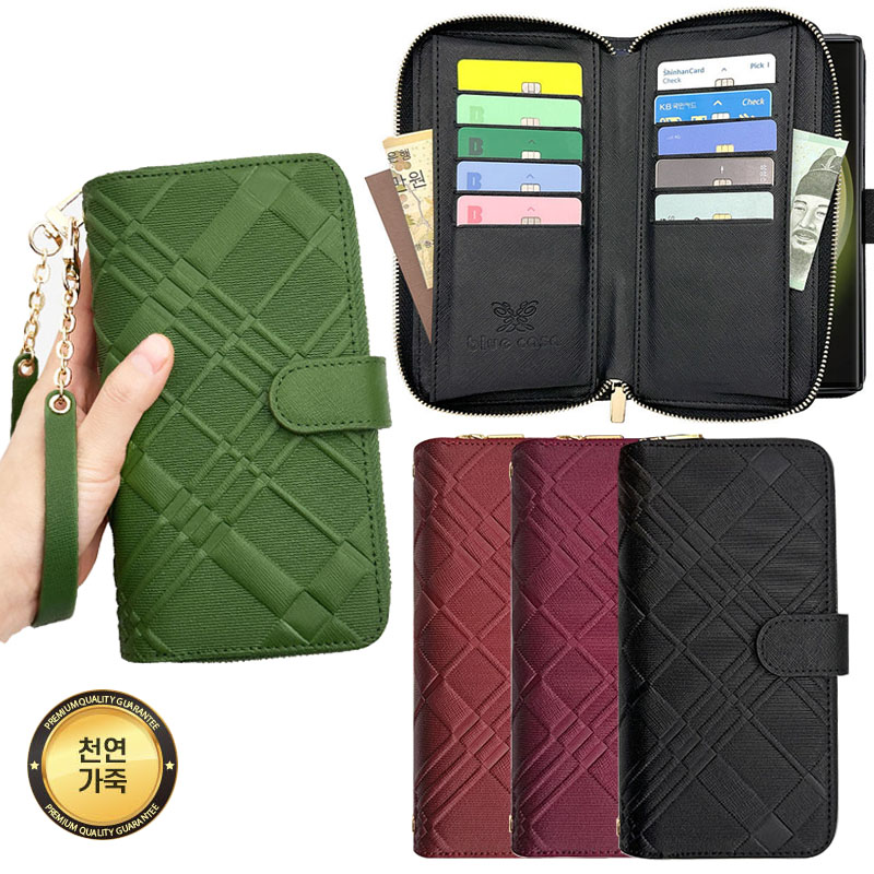 히웅히웅 갤럭시A13 4G 전용 A135N A13 천연소가죽 패턴 카드월렛 지갑형 지퍼 다이어리 휴대폰 케이스 31,900원