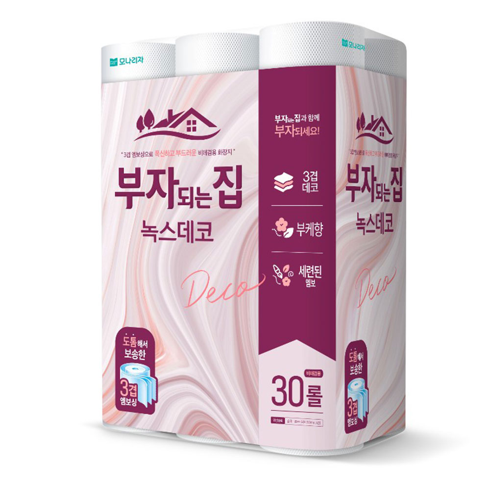 모나리자 부자되는집 녹스 데코 3겹 30m 12,490원