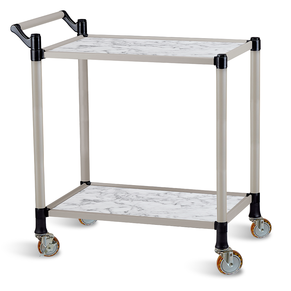 티렉스캐스터 2단 스텐 우드 서빙카트 (이동식대차 식당카트 운반카트), 1개 152,000원