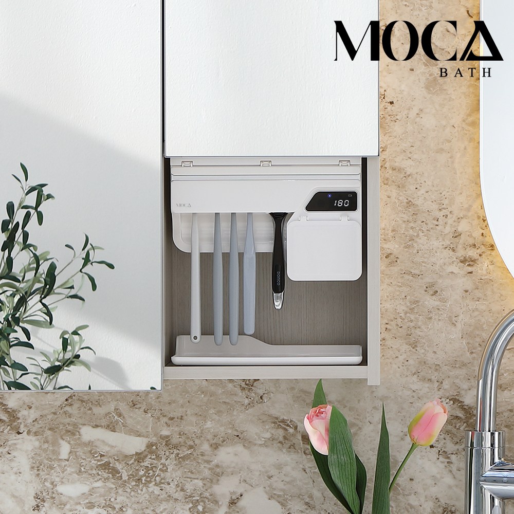 모카바스 USB-C타입 충전식 욕실 빌트인 칫솔 살균기 60,000원