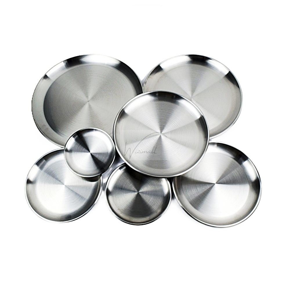 wizimall 스텐 원형트레이 스테인레스식기 1,500원